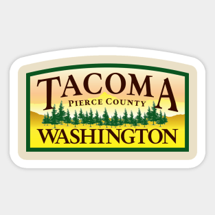 Tacoma Washington Sticker